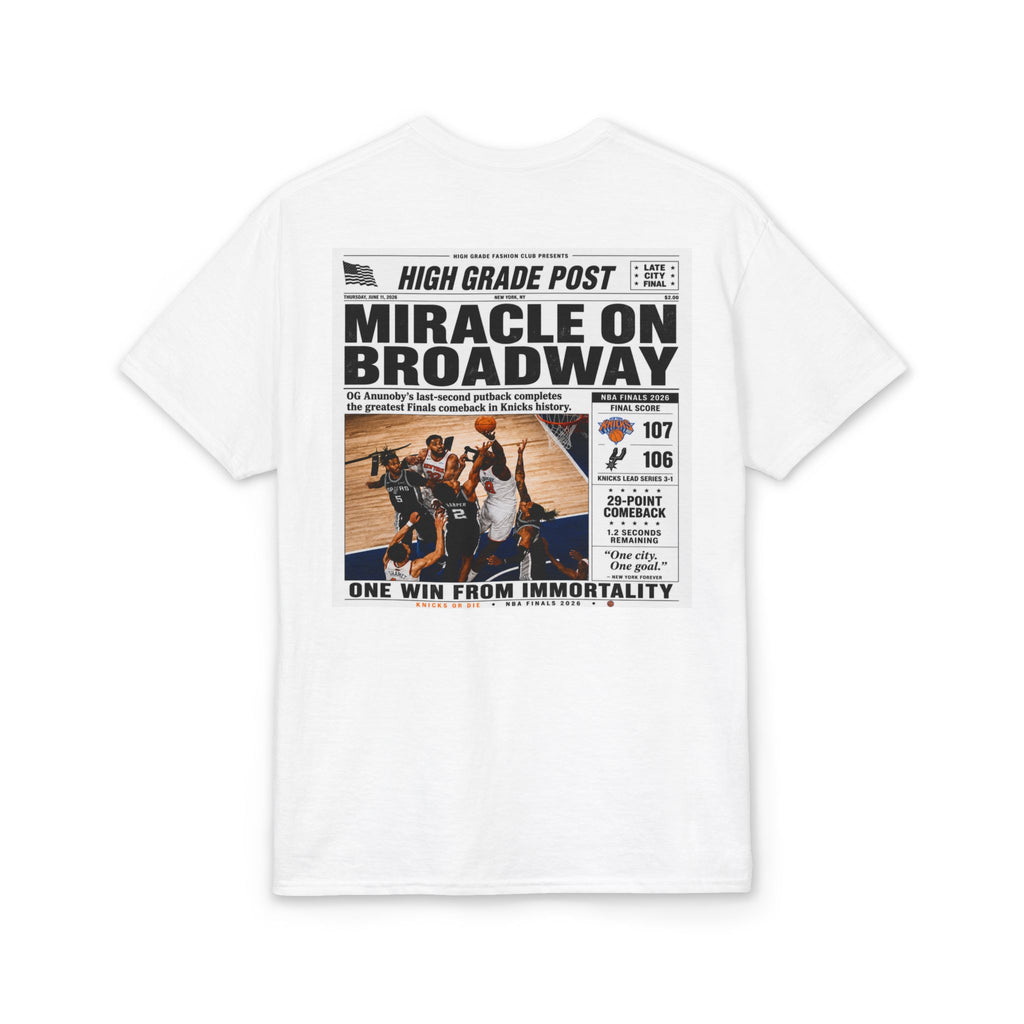 Finals Tee “Miracle On Broadway”